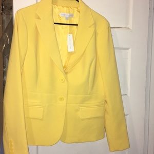 Bright yellow blazer